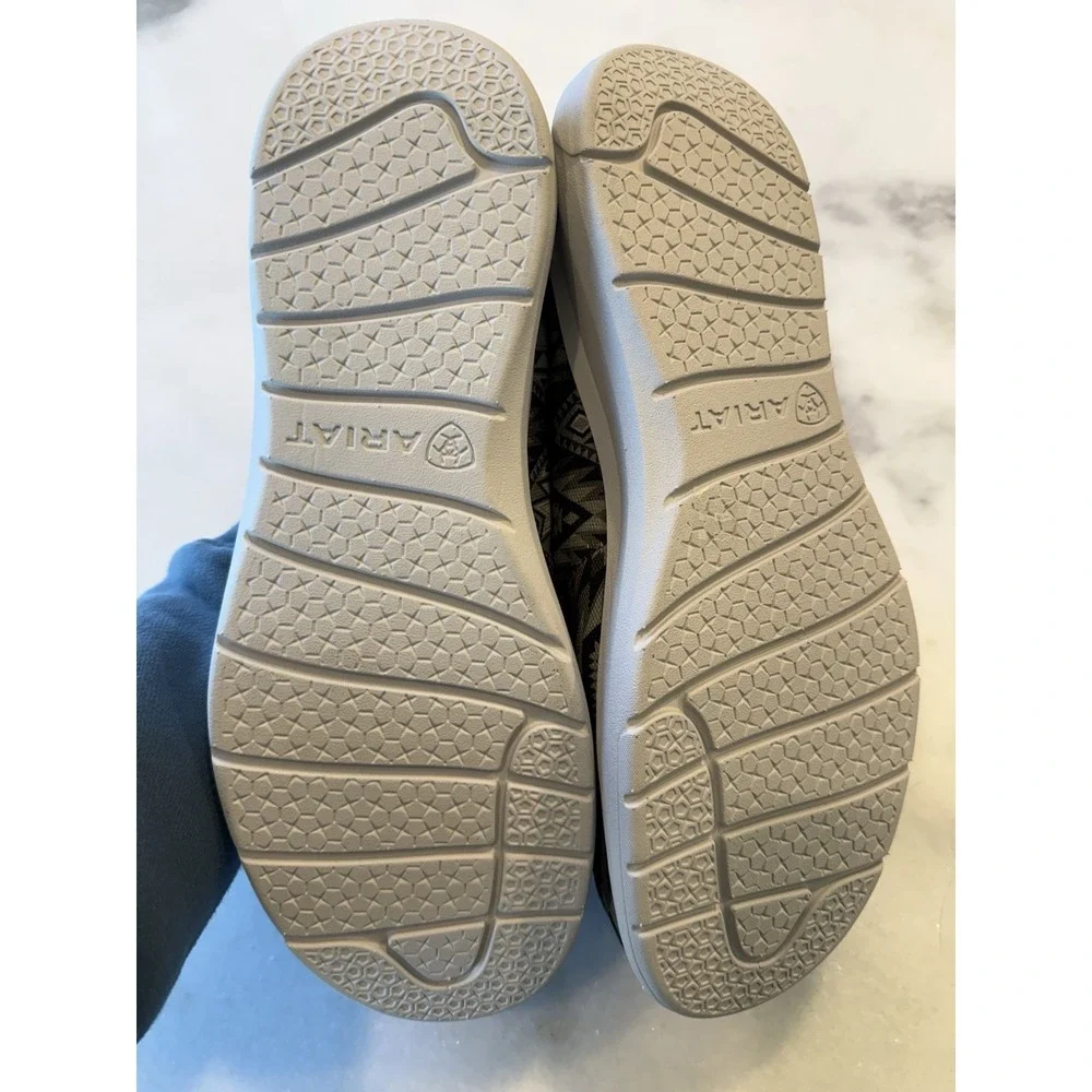 Ariat Men's Hilo Grey Southwestern Slip On Shoes sz 12 D Charcoal 10050946 - Picture 5 of 6